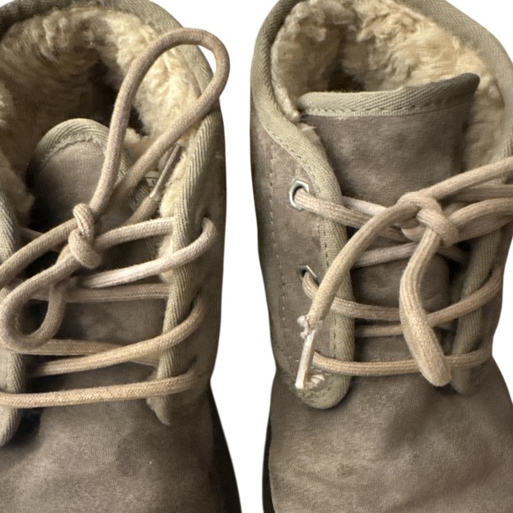 UGG Men's Neumel Chukka Suede Casual Boots Grey Gray Lace Up - Size 10 - Picture 3 of 7